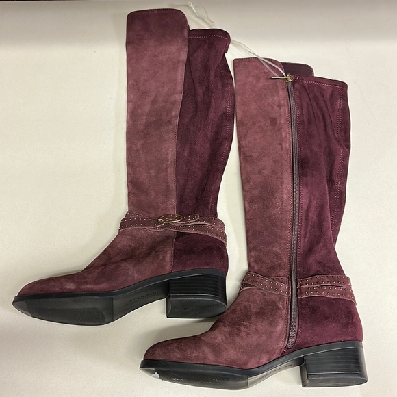 🔥🔥🔥NEW Bandolino Leather Boots Size 6.5 - Picture 2 of 9